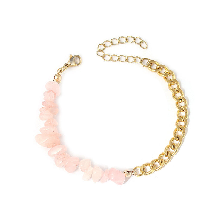 Bracelet en pierre naturel - C’sBeauty shopQuartz rose