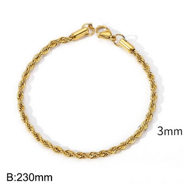 Bracelets torsadées - C’sBeauty shop23cm|4mm