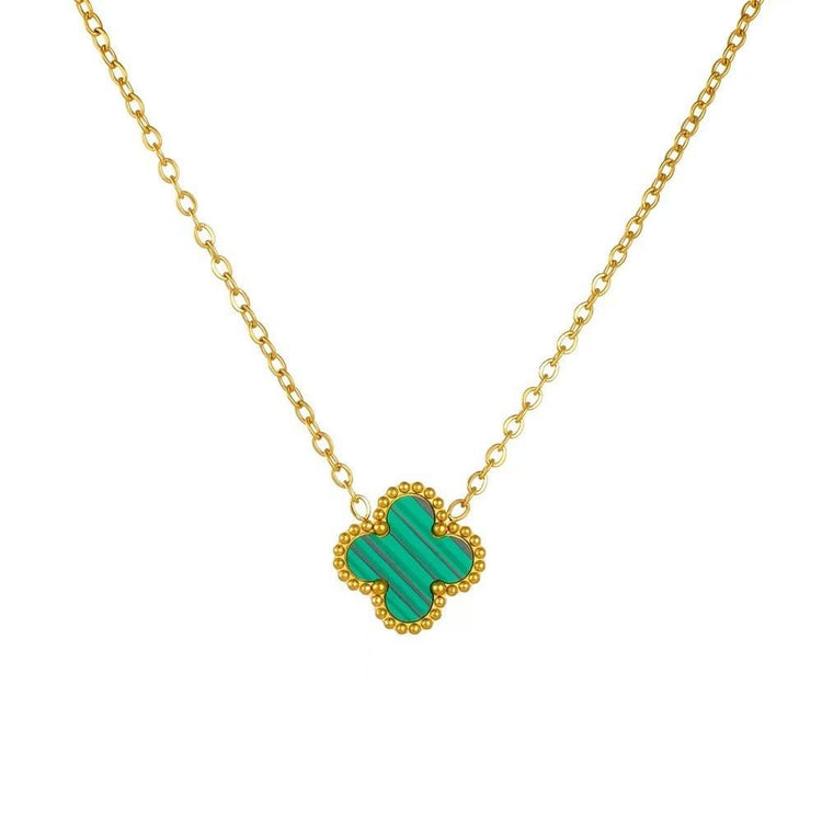 collier trefle color - C’sBeauty shopVert