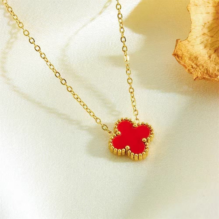 collier trefle color - C’sBeauty shopRouge