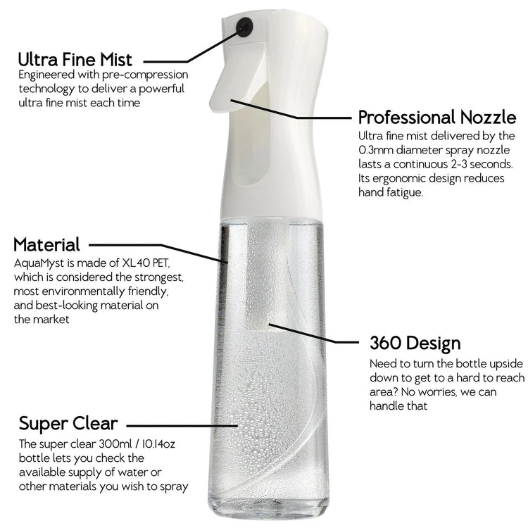 Vaporisateur en continue 300ml - C’sBeauty shopTransparent