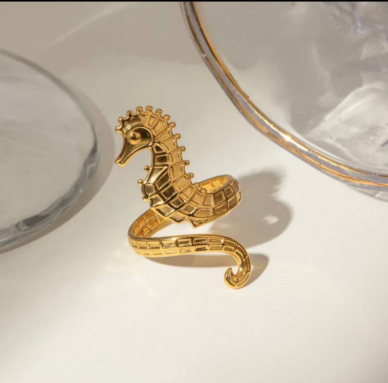 Bague hippocampe