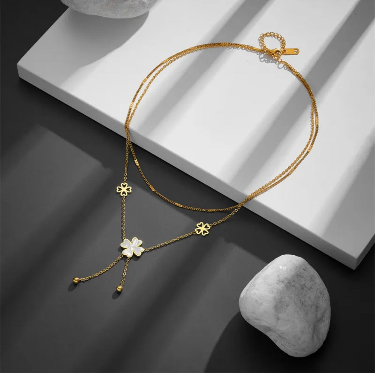 Collier trèfle
