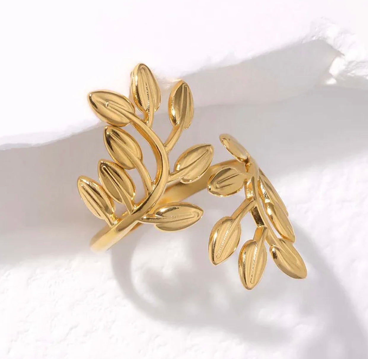 Bague leaf