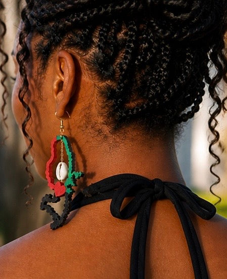 Rasin – Boucle d’oreille artisanale