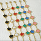 Bracelet fleur de nacre