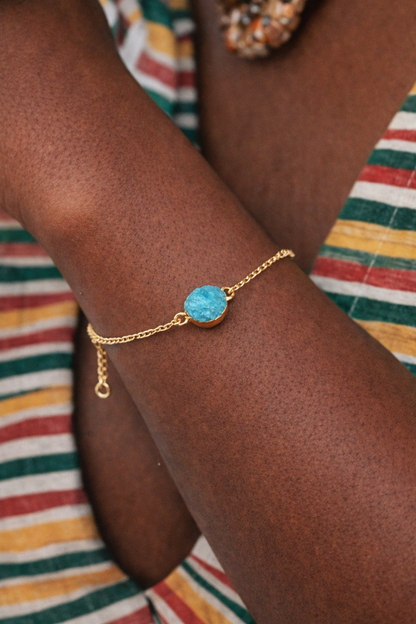Bracelet Agate Druzy