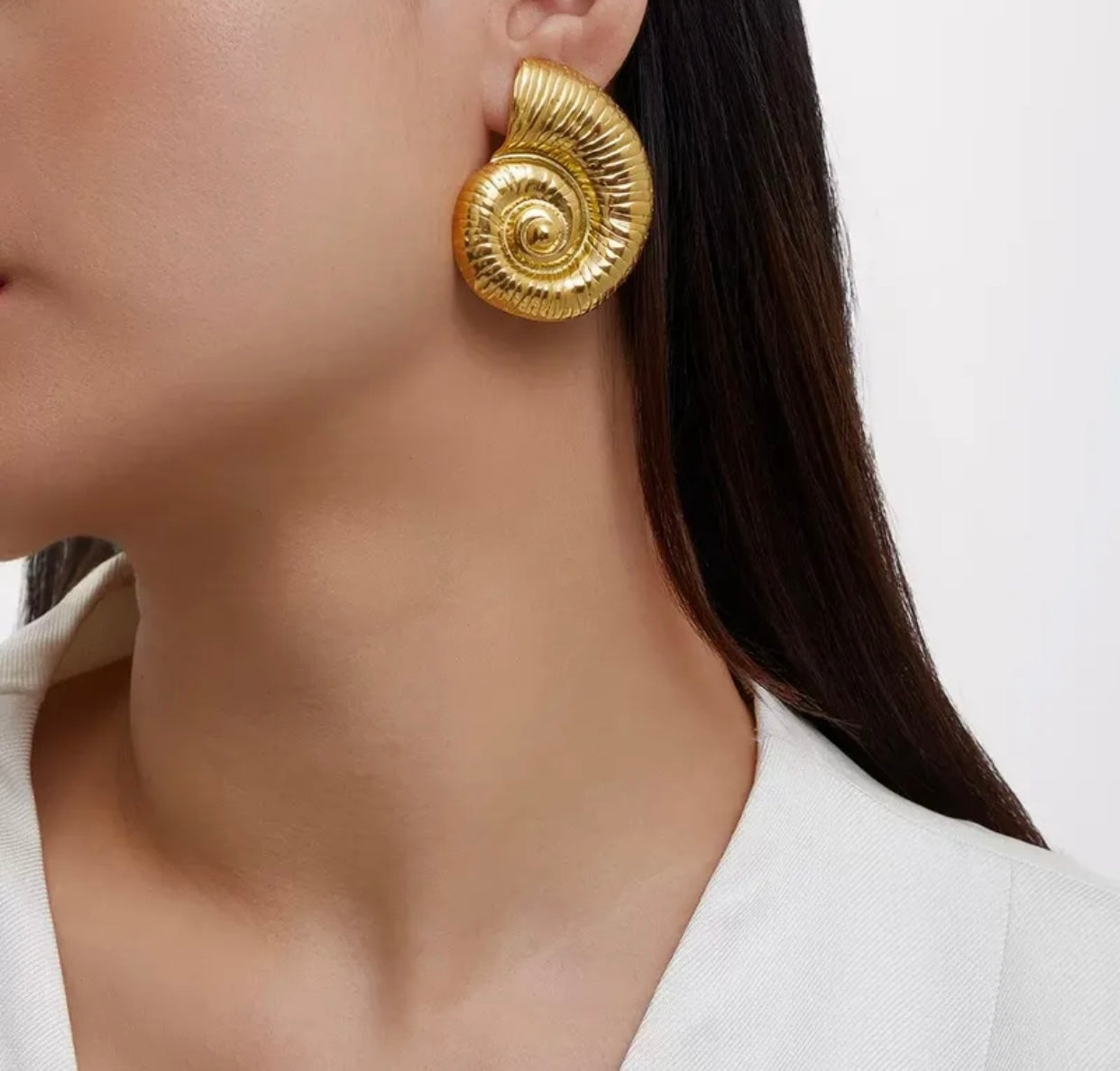 Boucle d’oreille conque