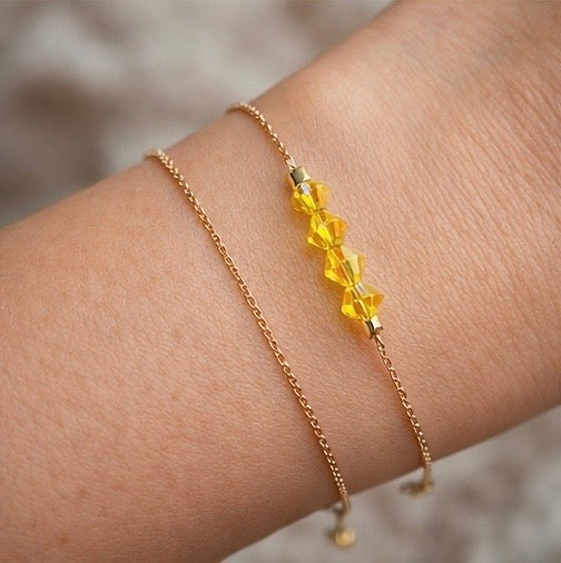 Bracelet Crystal chaîne