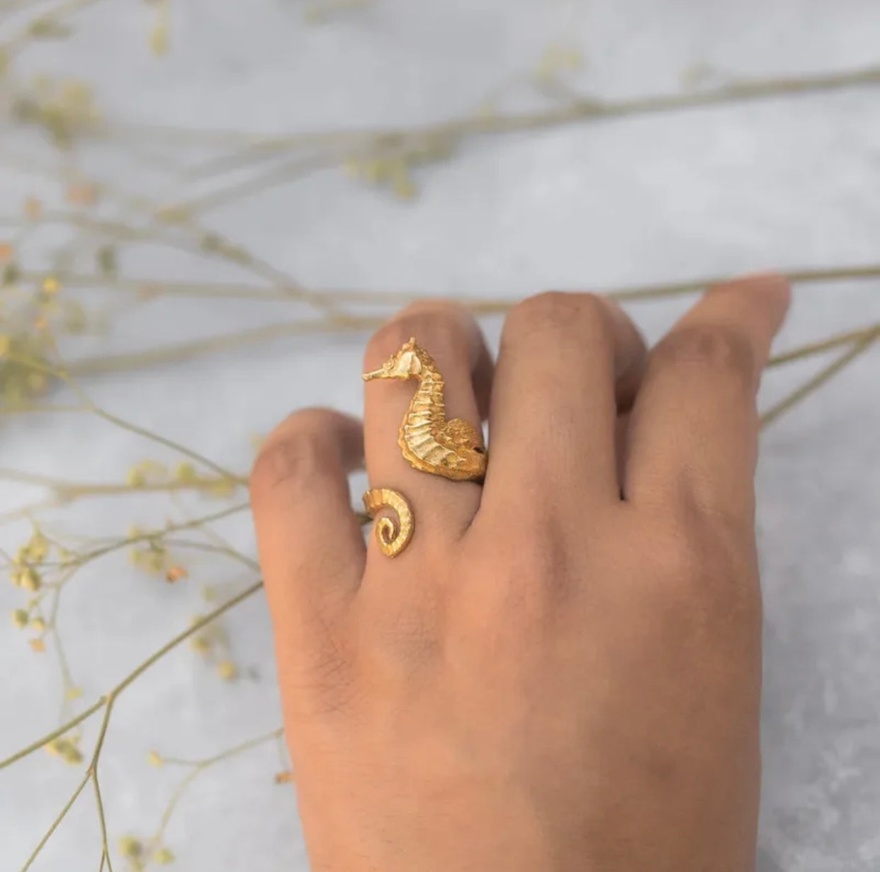 Bague hippocampe