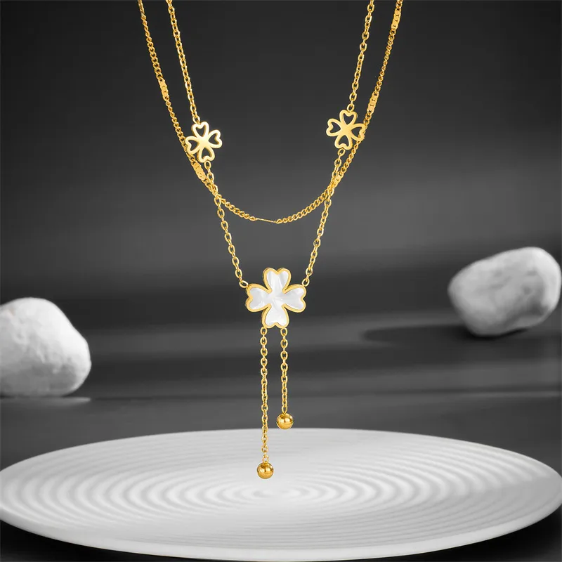 Collier trèfle