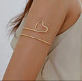 Bracelet de bras amour doré