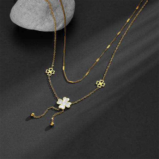 Collier trèfle