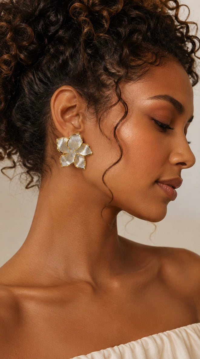 Boucle d’oreille Frangipanier