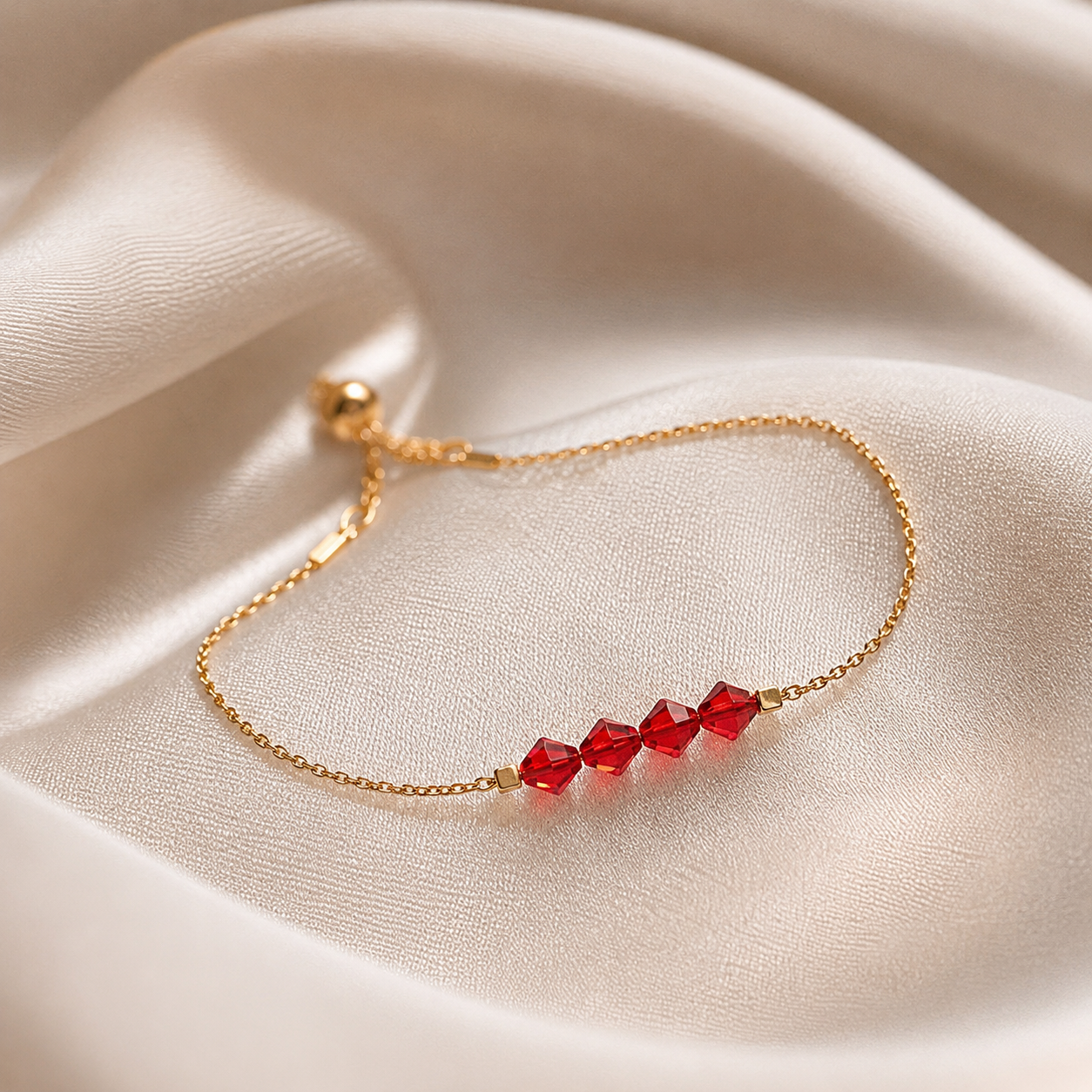 Bracelet  perles scintillantes