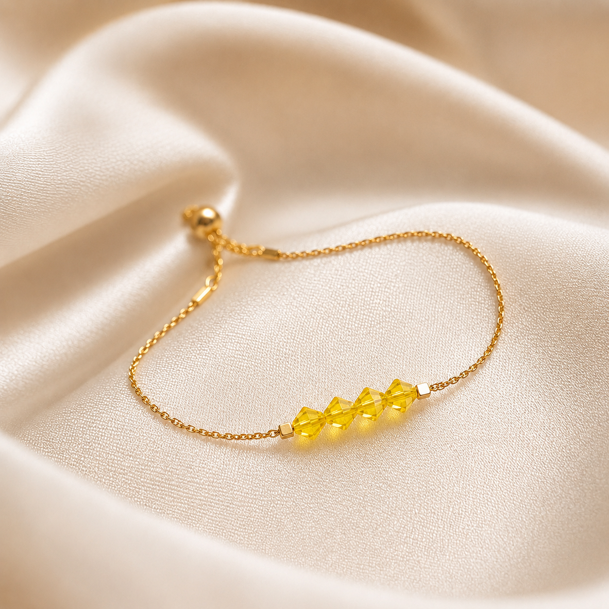 Bracelet  perles scintillantes