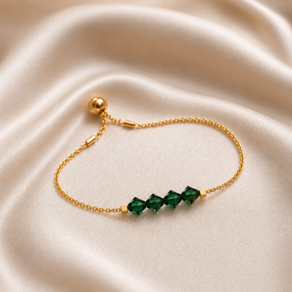 Bracelet  perles scintillantes