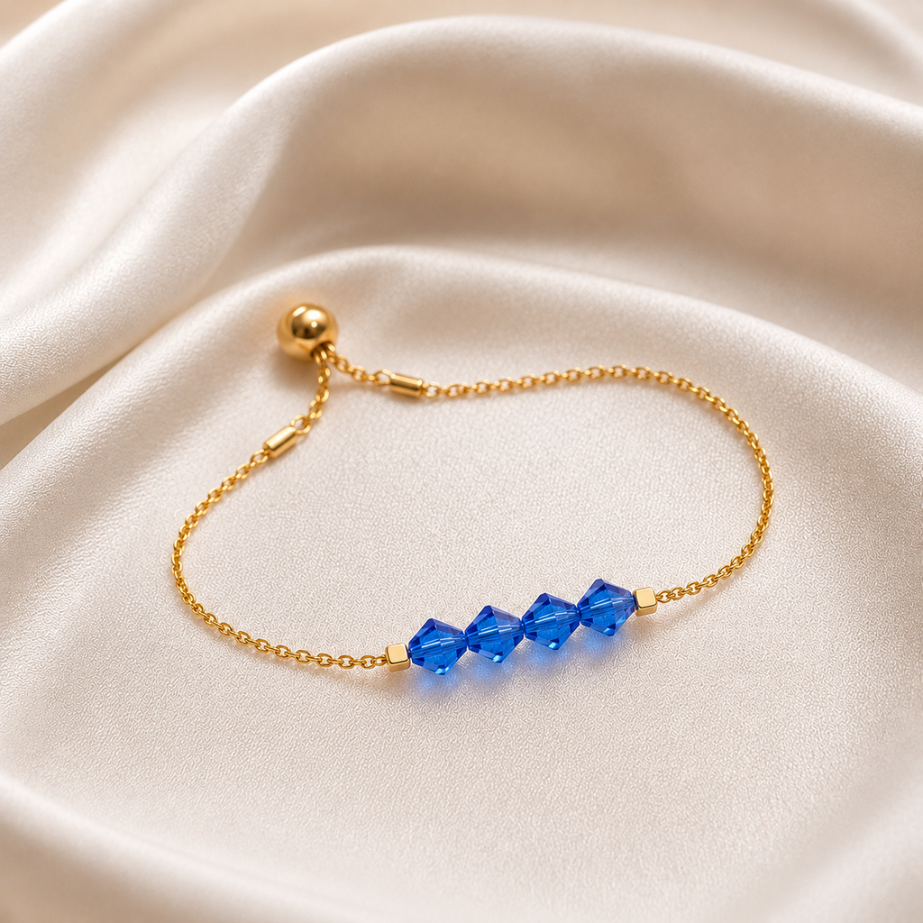 Bracelet  perles scintillantes