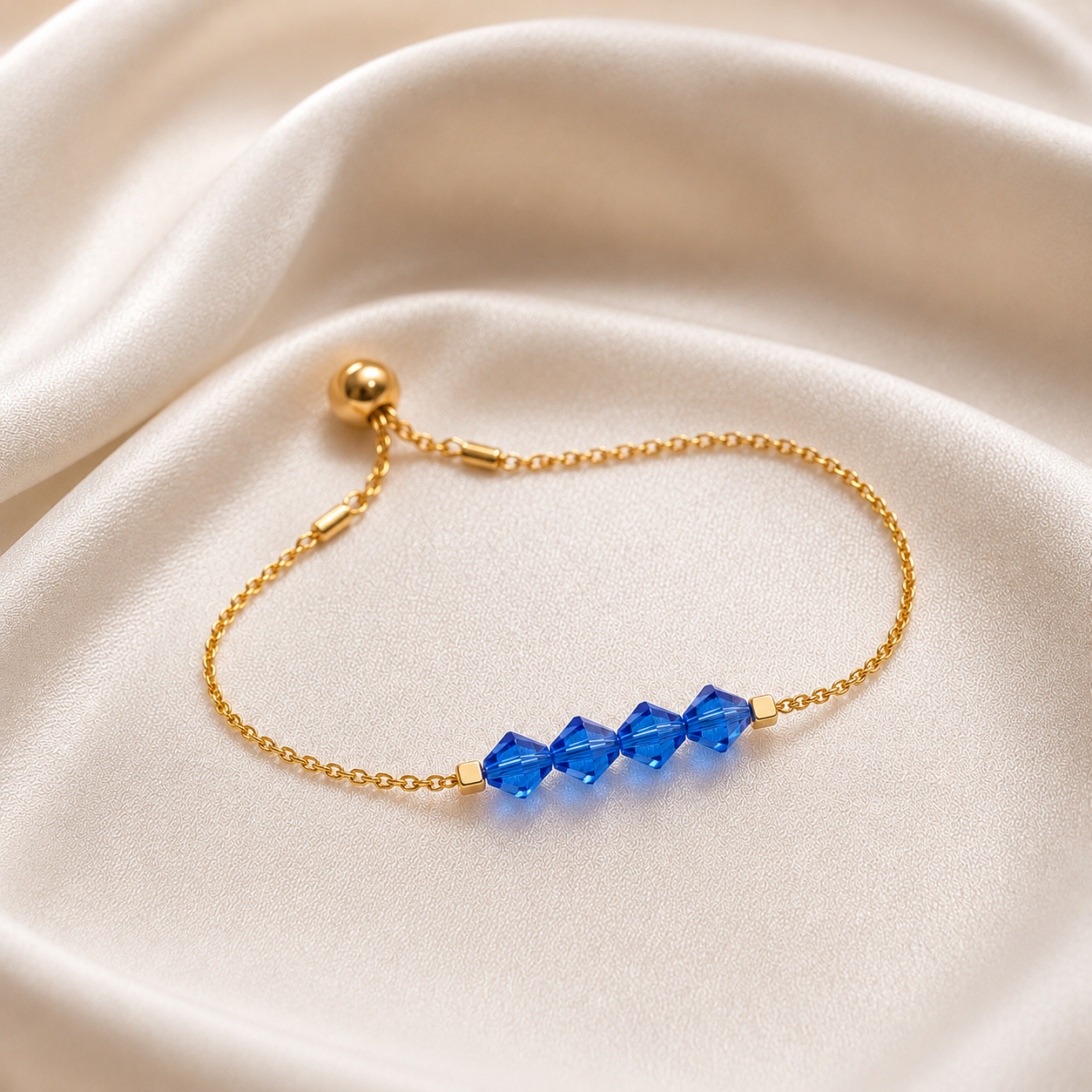 Bracelet  perles scintillantes