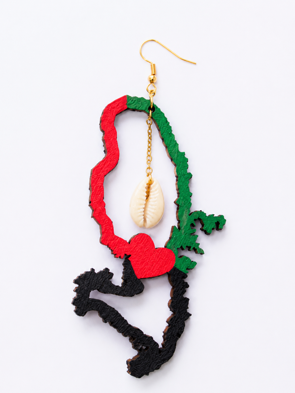 Rasin – Boucle d’oreille artisanale