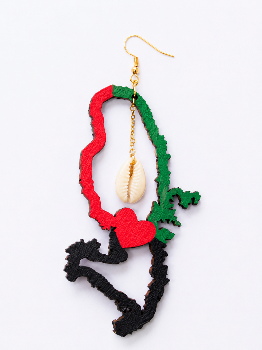 Rasin – Boucle d’oreille artisanale