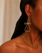 Ankh Anaya | Boucle d’oreille artisanale inspirée de l’Ankh