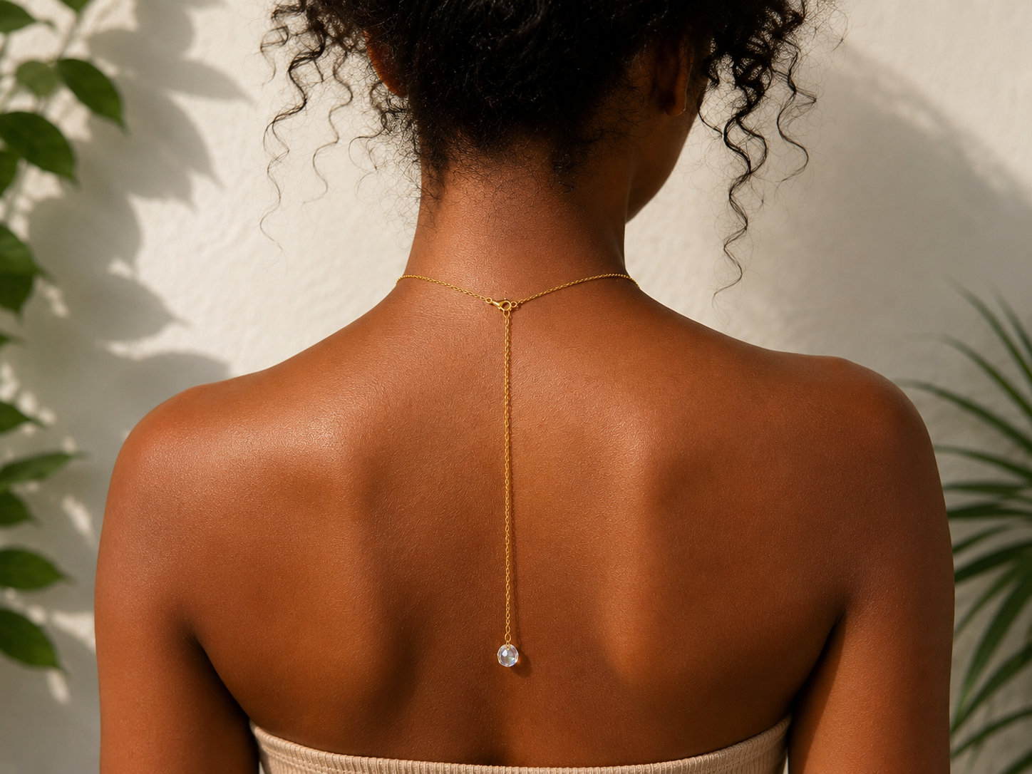 Collier Golden Feather