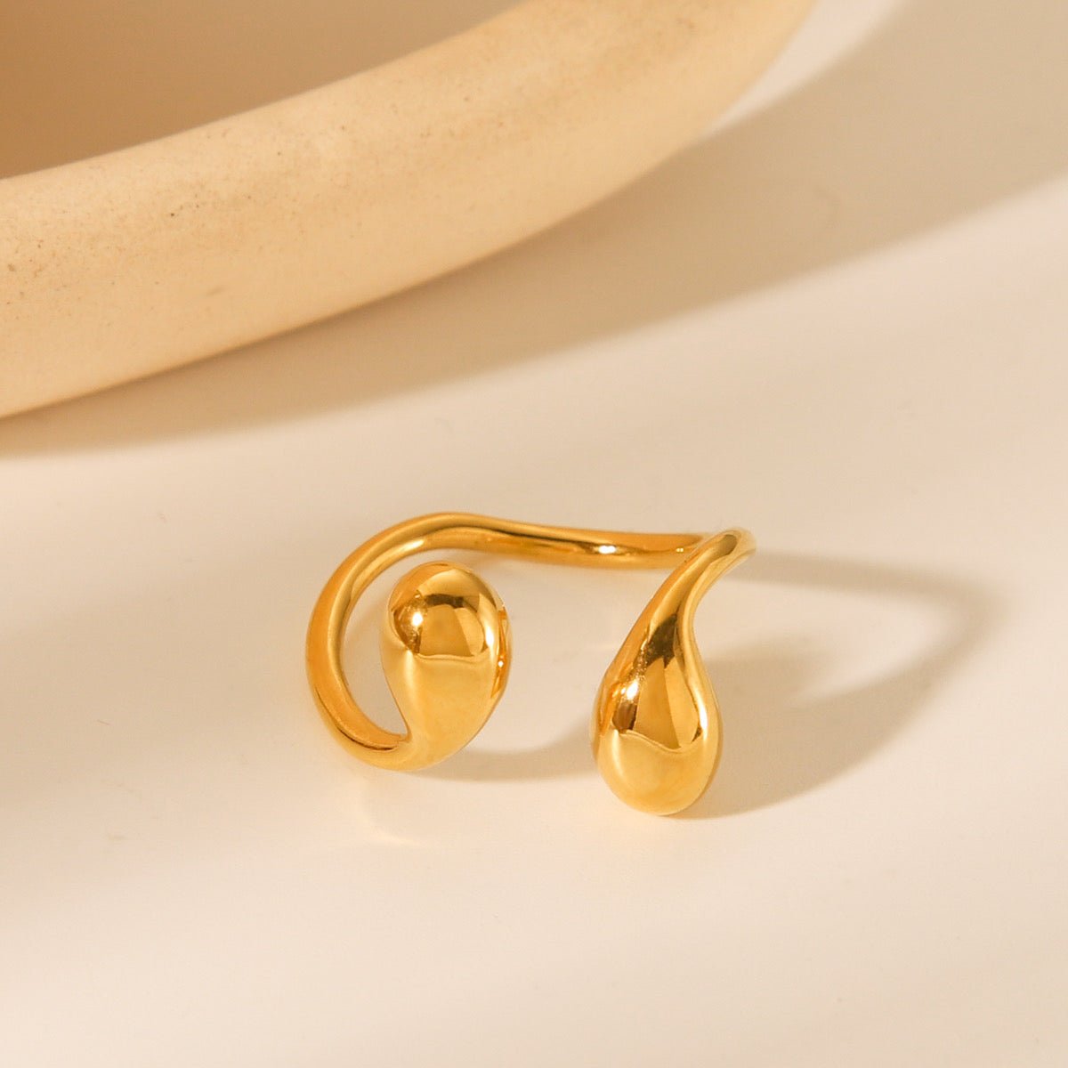 Bague gouttelettes d’eau - C’sBeauty shop