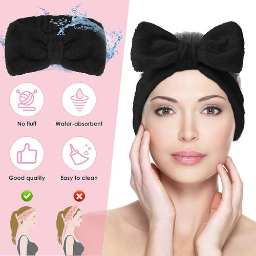 Bandeau de bain ( maquillage) - C’sBeauty shopNoir