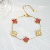Bracelet trèfle color - C’sBeauty shopRouge