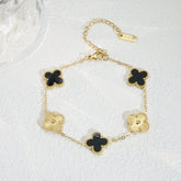 Bracelet trèfle color - C’sBeauty shopNoir