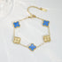 Bracelet trèfle color - C’sBeauty shopBleu