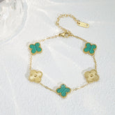 Bracelet trèfle color - C’sBeauty shopVert