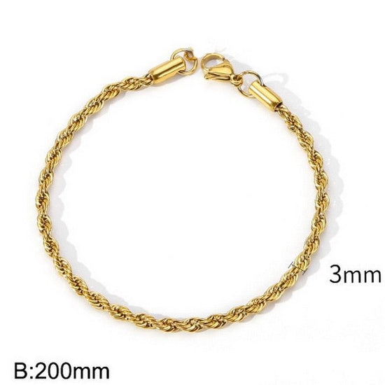 Bracelets torsadées - C’sBeauty shop20cm|3mm