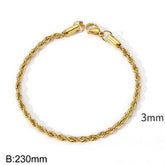 Bracelets torsadées - C’sBeauty shop23cm|4mm
