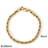 Bracelets torsadées - C’sBeauty shop20cm|4mm