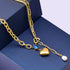 Collier cœur bleu - C’sBeauty shop