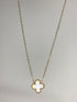 collier trefle color - C’sBeauty shopBlanc