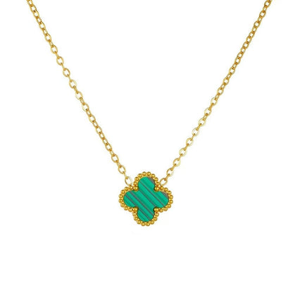 collier trefle color - C’sBeauty shopVert