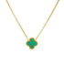 collier trefle color - C’sBeauty shopVert