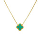 collier trefle color - C’sBeauty shopVert