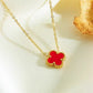 collier trefle color - C’sBeauty shopRouge